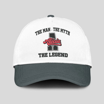 The Man The Myth The Legend Custom Initial Letter And Name Cap ALICIA 13K1 C38PF