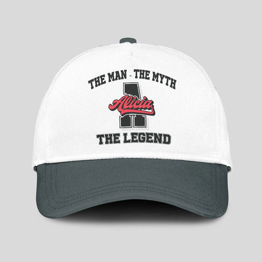 The Man The Myth The Legend Custom Initial Letter And Name Cap ALICIA 13K1 C38PF