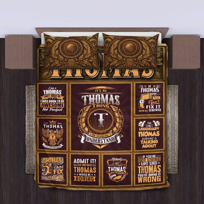 THOMAS Limited Edition Personalized Bedding Set 13K1-BS3