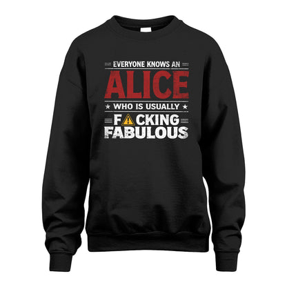 ALICE 13K1-565 Everyone Know A/An Name Who Is Usually...