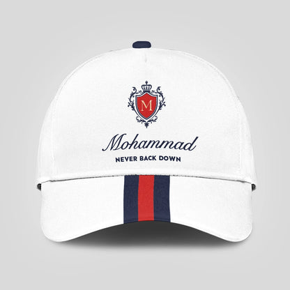 Never Back Down Stripped Cap MOHAMMAD 13K1 C86PF