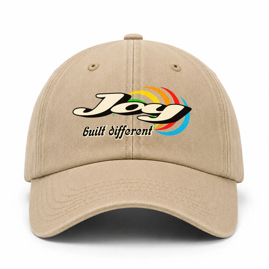 Your Name Built Different Retro Washed Cap JOY 13K1 C55PF