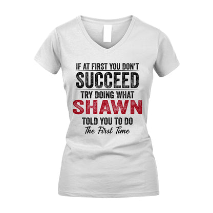 SHAWN 13K1-357 If At First You Don't Succeed...