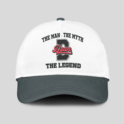 The Man The Myth The Legend Custom Initial Letter And Name Cap DEAN 13K1 C38PF