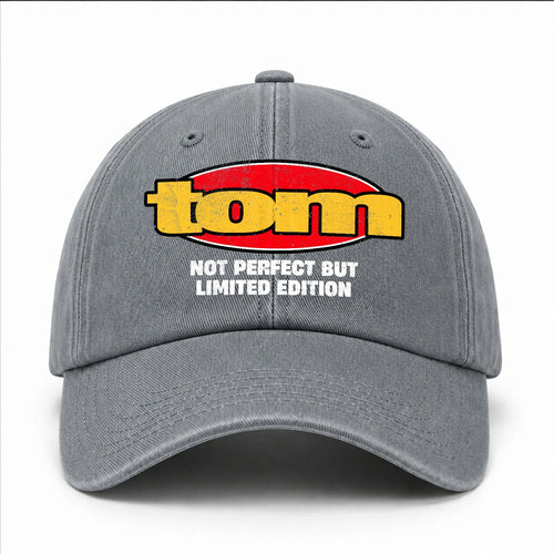 Your Name Not Perfect But Limited Edition Red Logo Washed Cap TOM 13K1 C84PF