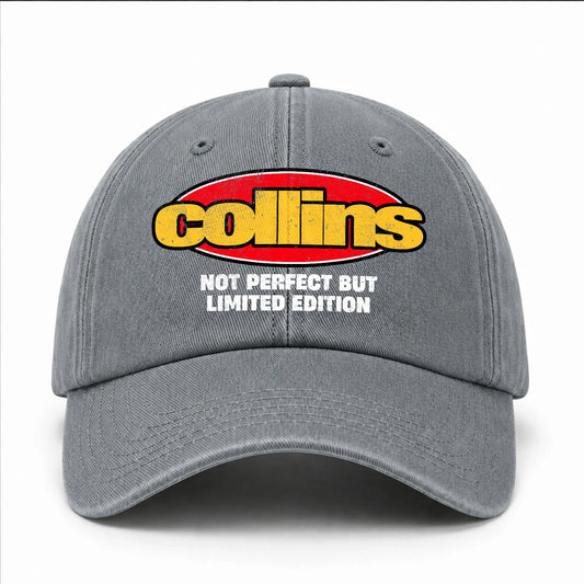 Your Name Not Perfect But Limited Edition Red Logo Washed Cap COLLINS 13K1 C84PF