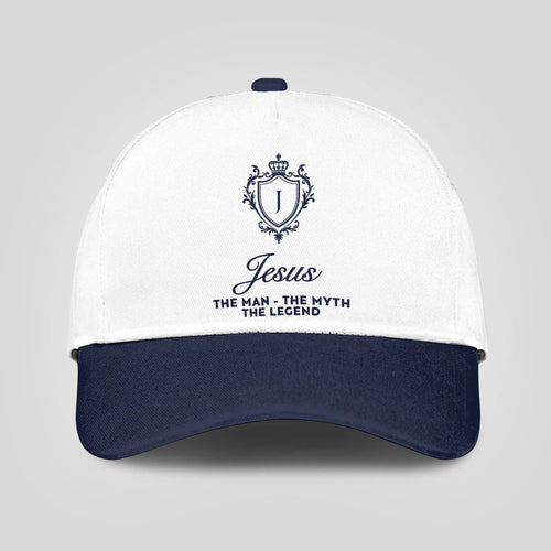 The Man The Myth The Legend Blue Cap JESUS 13K1 C46PF