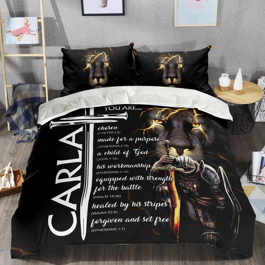 CARLA Limited Edition Personalized Bedding Set 13K1-BS1