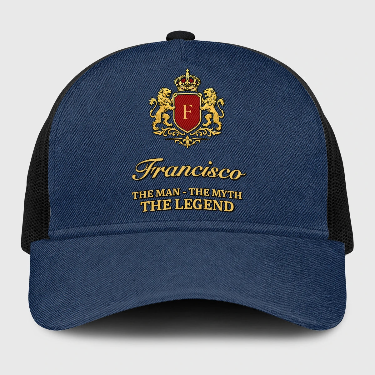 The Man The Myth The Legend Royal Blue Mesh Cap FRANCISCO 13K1 C187PF