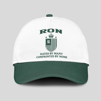 Hated By Many Confronted By None Luxury Logo Cap RON 13K1 C41PF