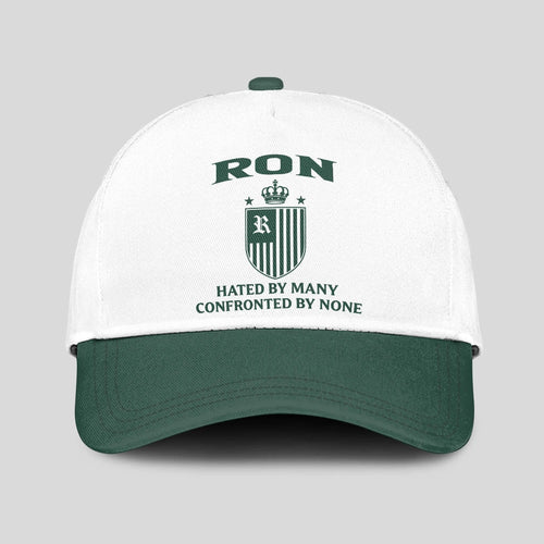 Hated By Many Confronted By None Luxury Logo Cap RON 13K1 C41PF