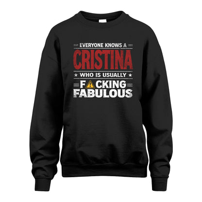 CRISTINA 13K1-565 Everyone Know A/An Name Who Is Usually...