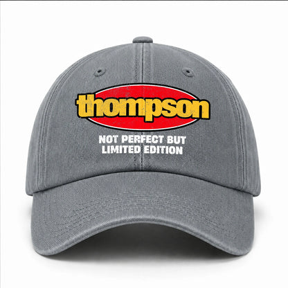 Your Name Not Perfect But Limited Edition Red Logo Washed Cap THOMPSON 13K1 C84PF