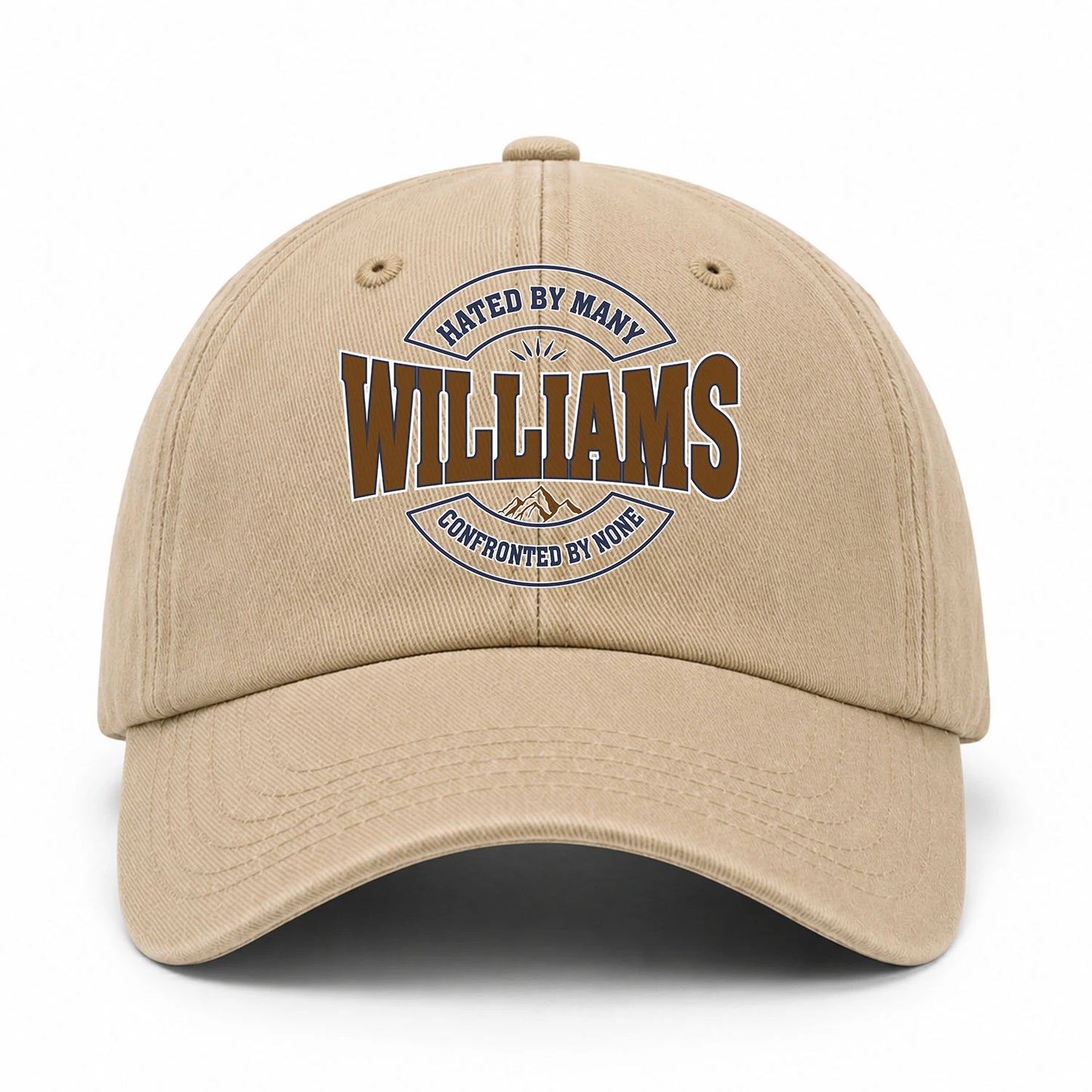 Hated By Many Confronted By None Washed Cap WILLIAMS 13K1 C36PF