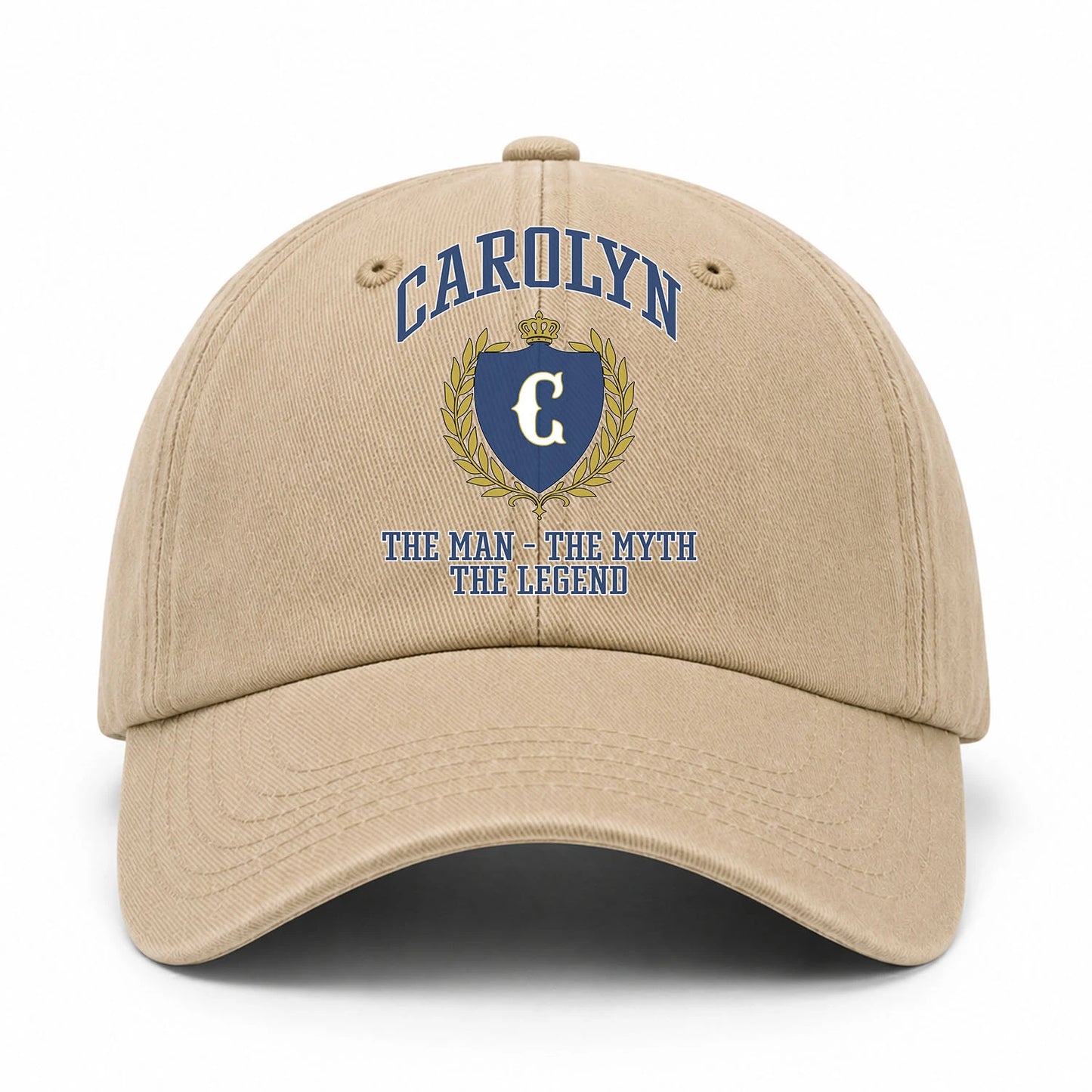 The Man The Myth The Legend Luxury Logo Cap CAROLYN 13K1 C34PF
