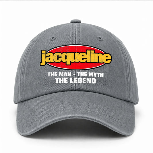 The Man The Myth The Legend Vintage Logo Washed Cap JACQUELINE 13K1 C162PF
