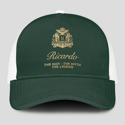 The Man The Myth The Legend Sage Green Mesh Cap RICARDO 13K1 C192PF