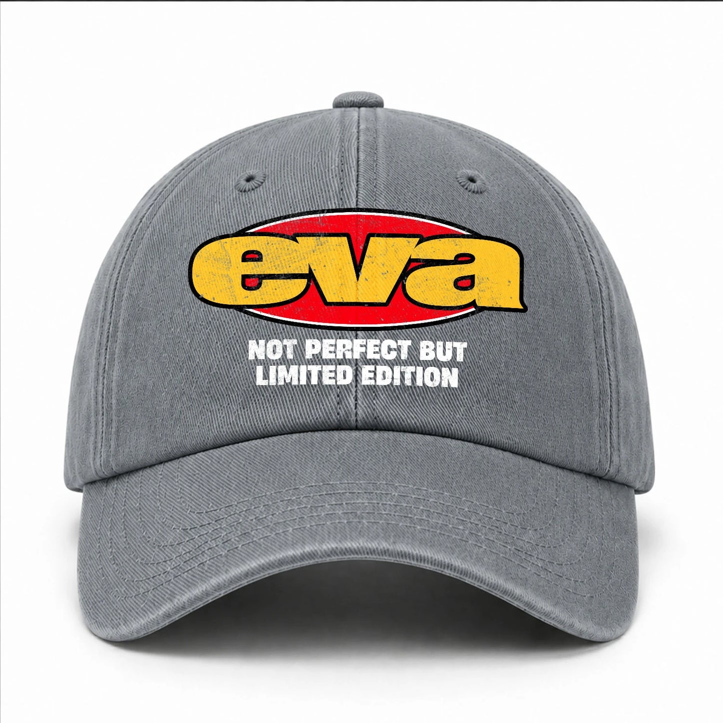 Your Name Not Perfect But Limited Edition Red Logo Washed Cap EVA 13K1 C84PF