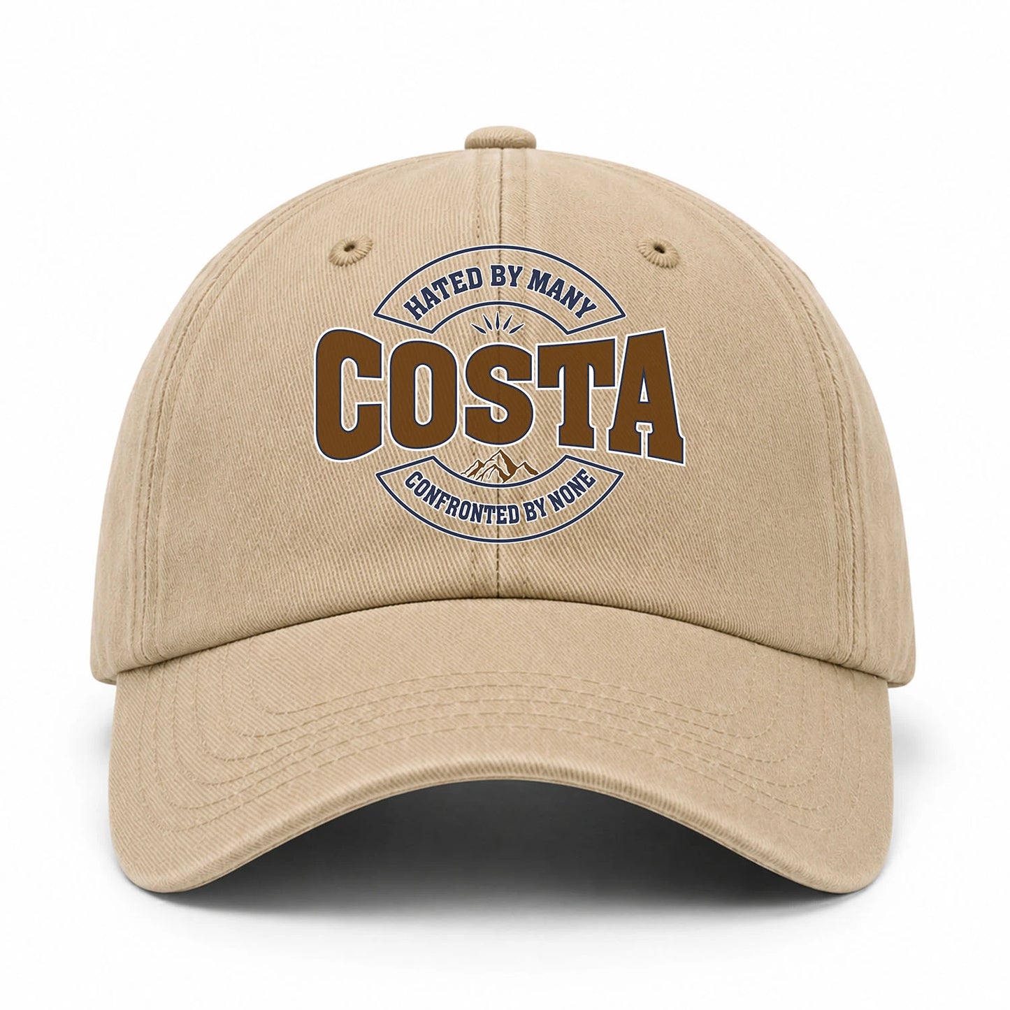 Hated By Many Confronted By None Washed Cap COSTA 13K1 C36PF