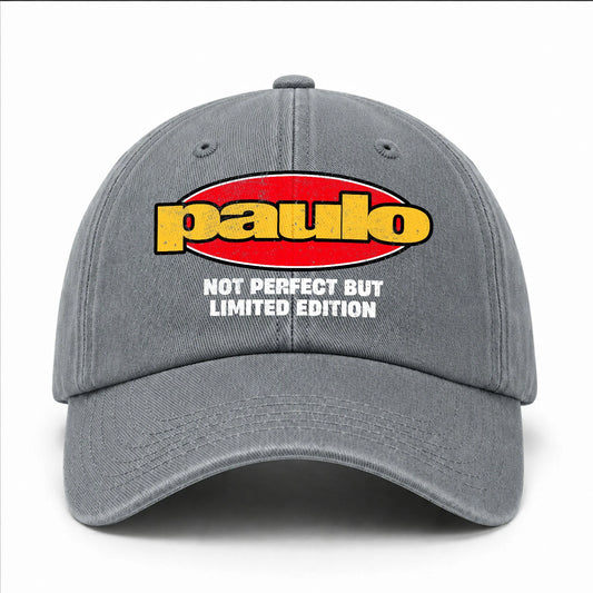 Your Name Not Perfect But Limited Edition Red Logo Washed Cap PAULO 13K1 C84PF