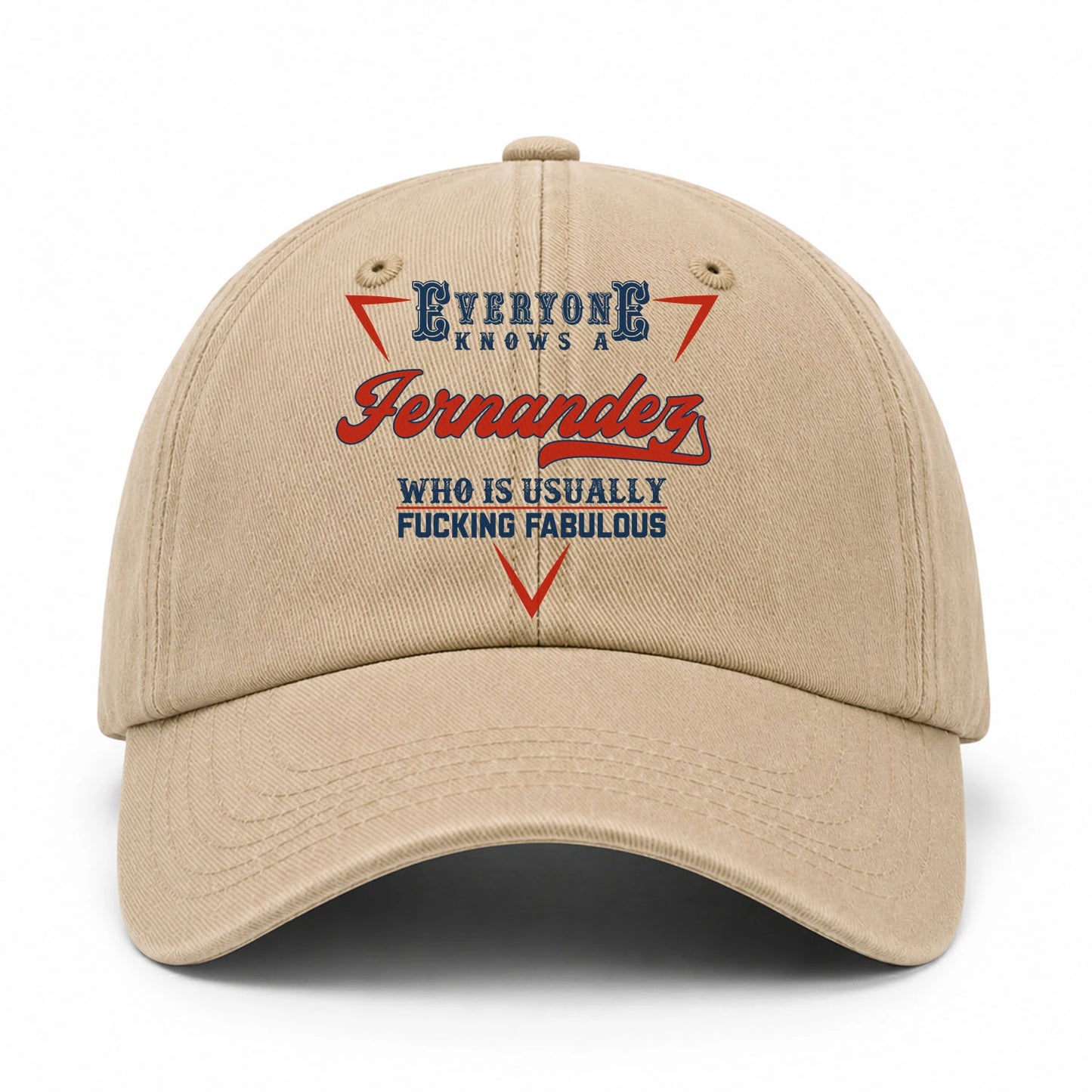 Everyone Knows A Your Name Who Is Usually Fucking Fabulous Washed Cap FERNANDEZ 13K1 C53PF