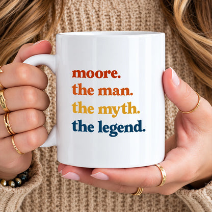 The Man The Myth The Legend Retro Mug MOORE 13K1 MG06