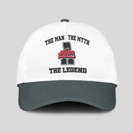 The Man The Myth The Legend Custom Initial Letter And Name Cap ANN 13K1 C38PF