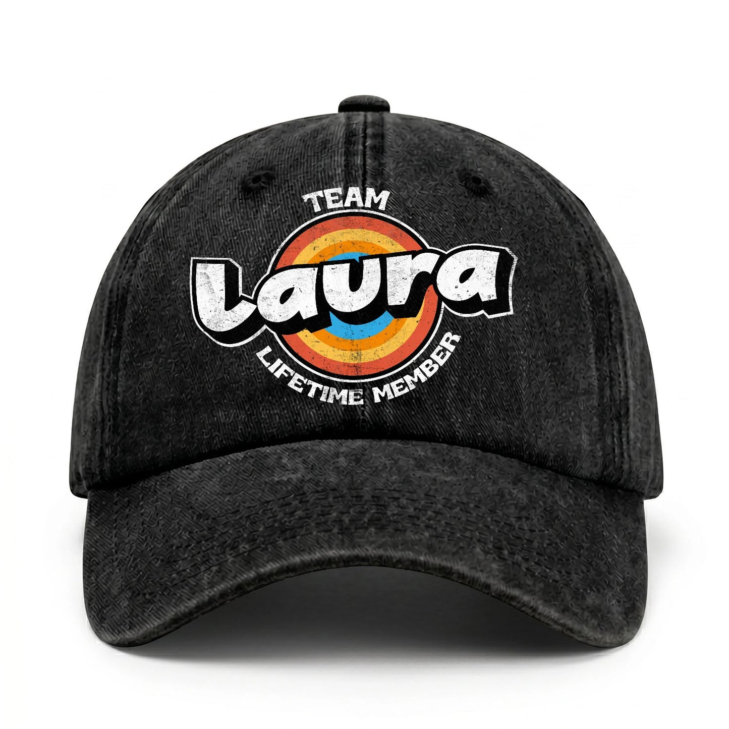Team Your Name Lifetime Member Logo Cap LAURA 13K1 C66PF