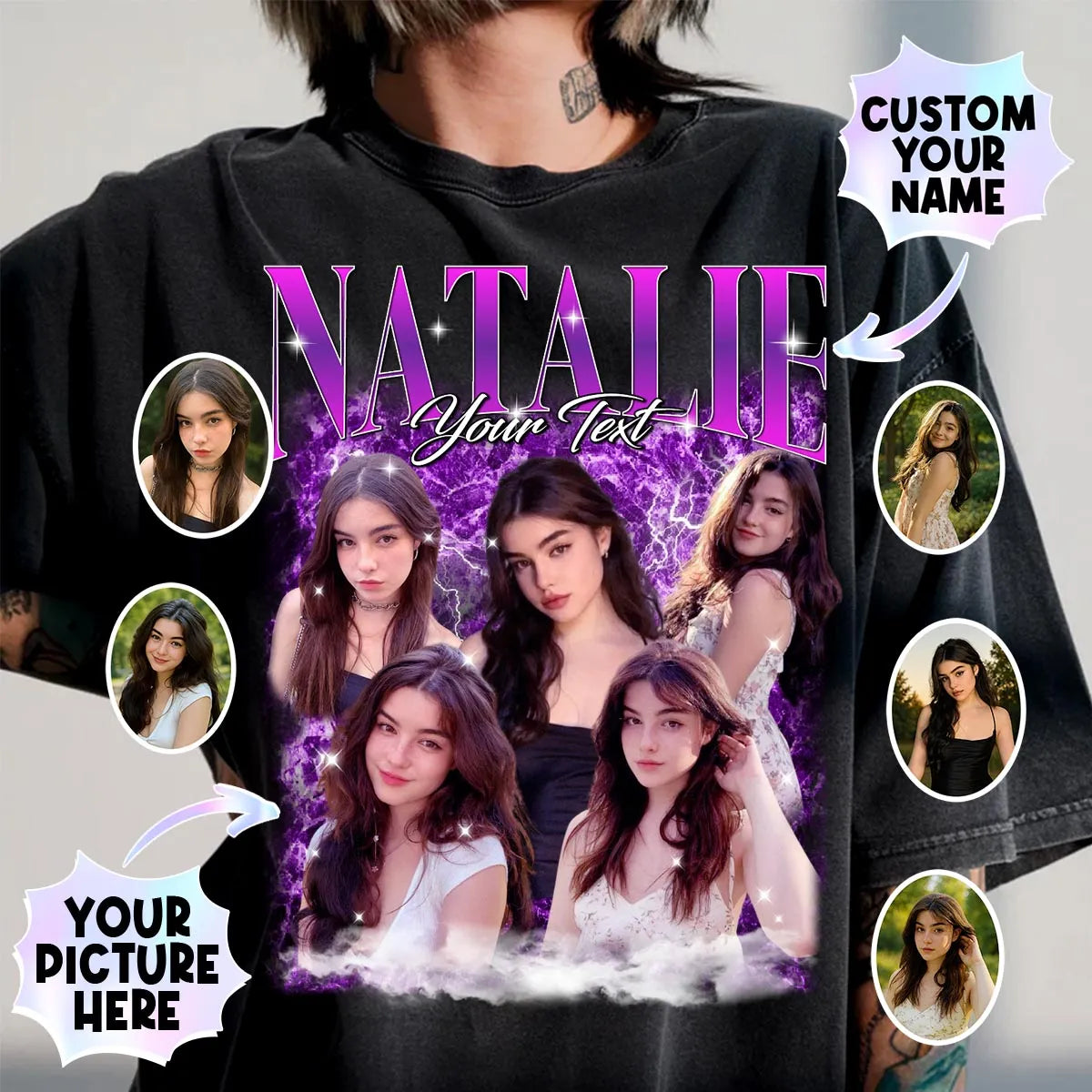 NATALIE 13K1-CTN1 Bootleg Rap Tee | Custom Bootleg T-Shirt | Perfect Gift