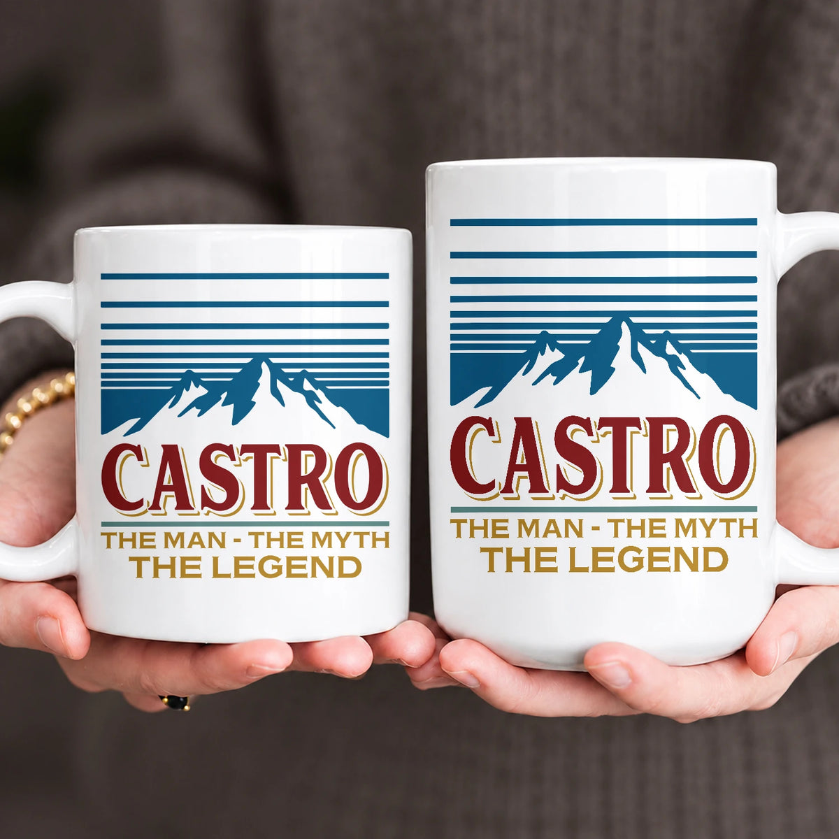 The Man The Myth The Legend Mountain Mug CASTRO 13K1 MG04