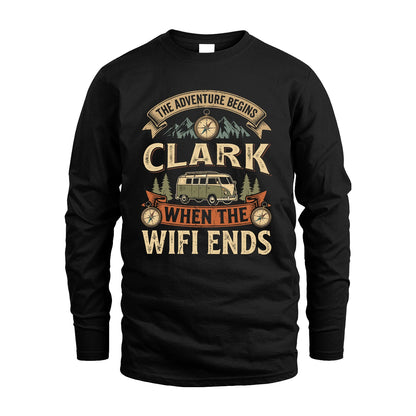 CLARK 13K1-547 The Adventure Begins Name When The Wifi Ends