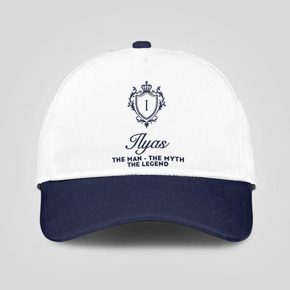 The Man The Myth The Legend Blue Cap ILYAS 13K8 C46PF