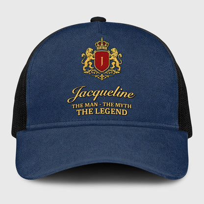 The Man The Myth The Legend Royal Blue Mesh Cap JACQUELINE 13K1 C187PF