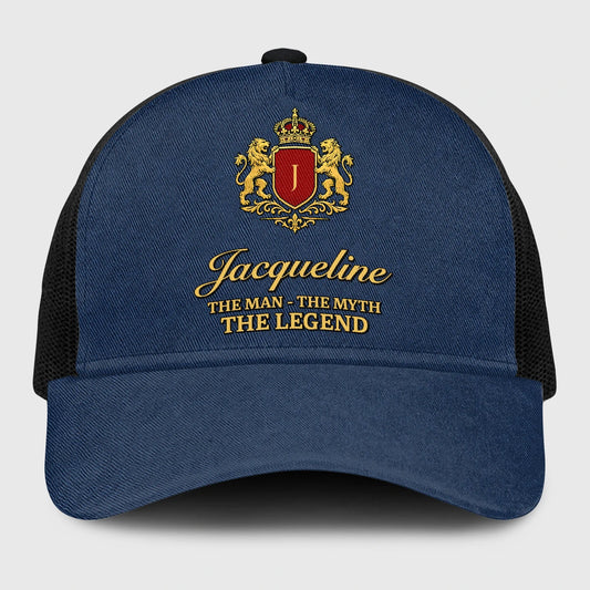 The Man The Myth The Legend Royal Blue Mesh Cap JACQUELINE 13K1 C187PF