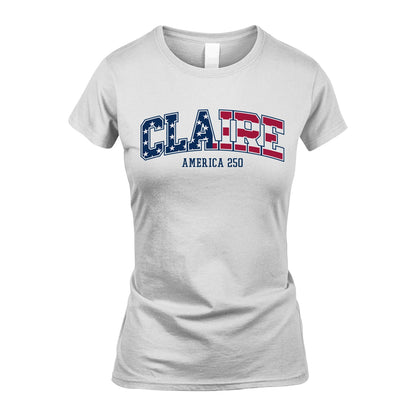CLAIRE 13K1-555 America 250 Personalized