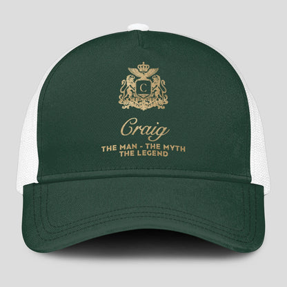 The Man The Myth The Legend Sage Green Mesh Cap CRAIG 13K1 C192PF