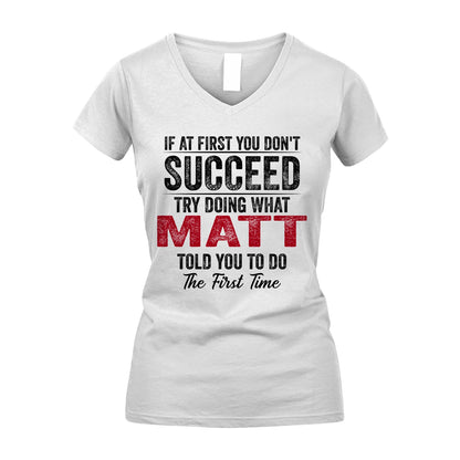 MATT 13K1-357 If At First You Don't Succeed...