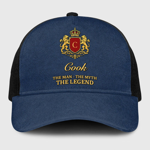 The Man The Myth The Legend Royal Blue Mesh Cap COOK 13K1 C187PF