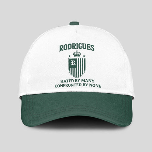 Hated By Many Confronted By None Luxury Logo Cap RODRIGUES 13K1 C41PF