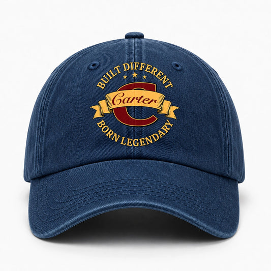 Built Different Born Legendary Royal Washed Cap CARTER 13K1 C71PF