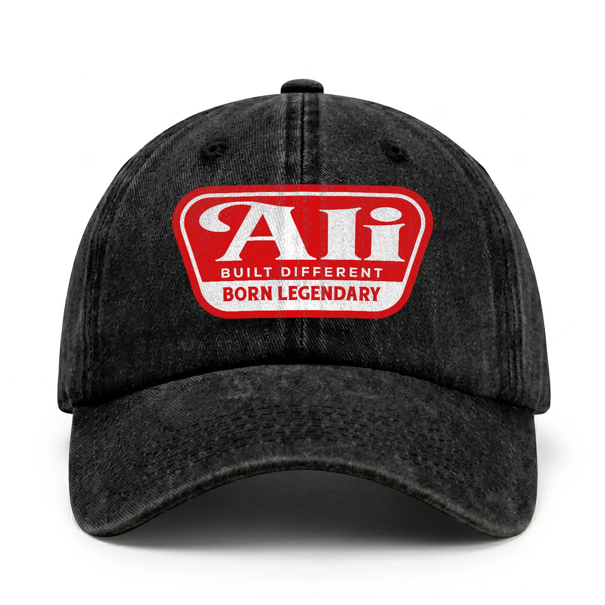 Built Different Born Legendary Red Logo Washed Cap ALI 13K1 C63PF