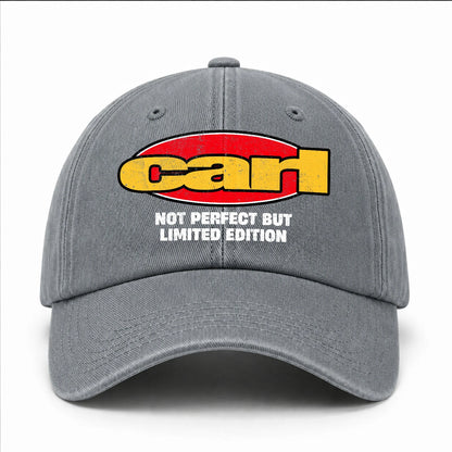 Your Name Not Perfect But Limited Edition Red Logo Washed Cap CARL 13K1 C84PF