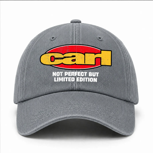 Your Name Not Perfect But Limited Edition Red Logo Washed Cap CARL 13K1 C84PF