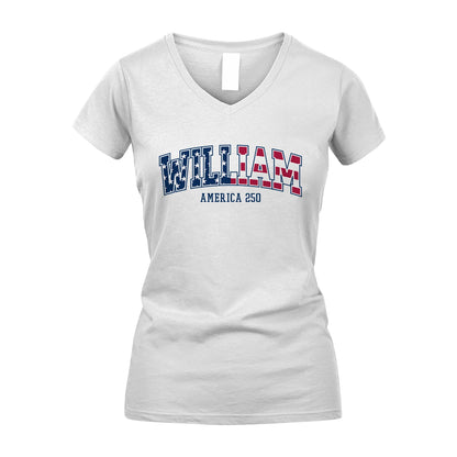 WILLIAM 13K1-555 America 250 Personalized