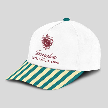 Live Laugh Love Green And Yellow Royal Cap DOUGLAS 13K1 C122PF