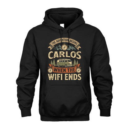 CARLOS 13K1-547 The Adventure Begins Name When The Wifi Ends