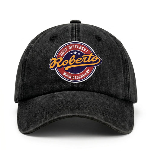 Built Different Born Legendary Logo Washed Cap ROBERTO 13K1 C65PF