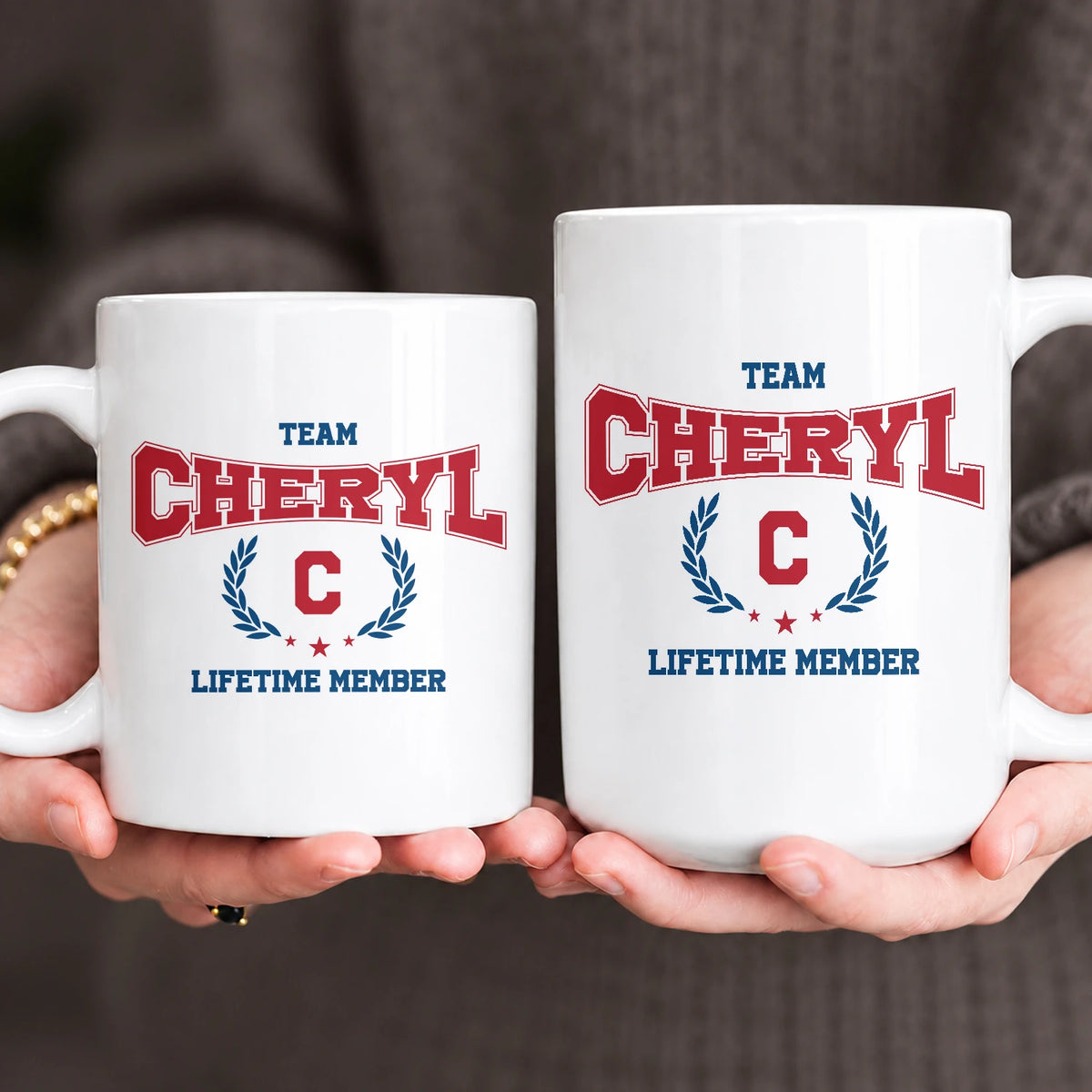 Team Your Name Lifetime Member Sporty Mug CHERYL 13K1 MG09