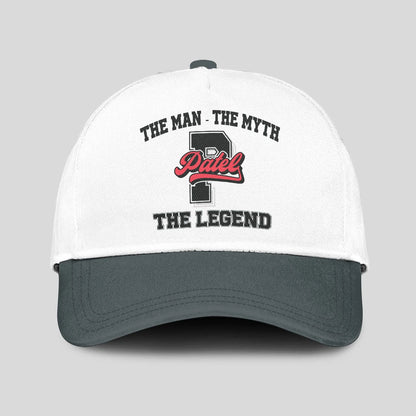 The Man The Myth The Legend Custom Initial Letter And Name Cap PATEL 13K1 C38PF