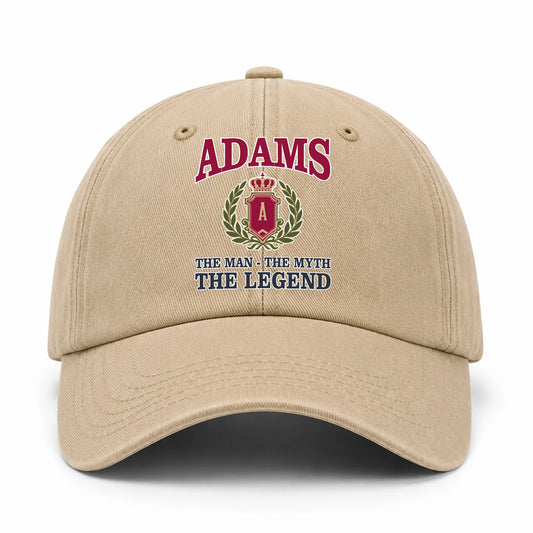 The Man The Myth The Legend Royal Khaki Cap ADAMS 13K1 C116PF